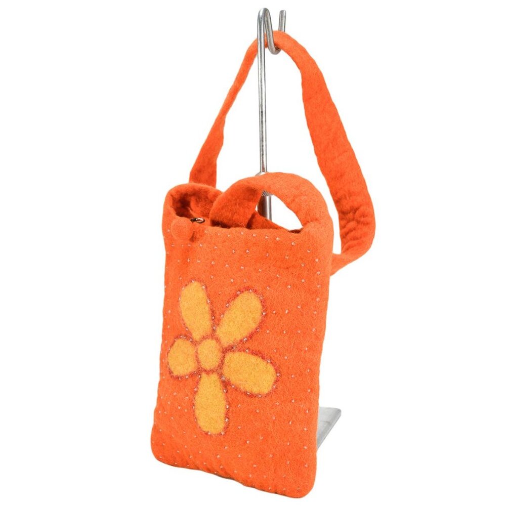 Felted Wool Crossbody Purse